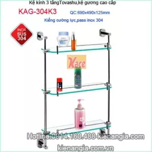 Kệ gương 3 tầng TOVASHU KAG-304K3