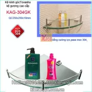 Kệ góc kiếng cường lực Tovashu KAG-304GK