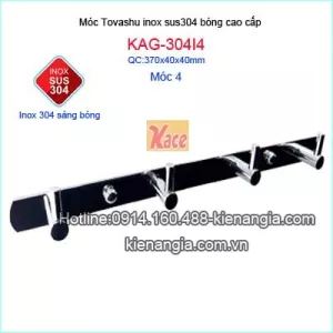 Móc áo 4,móc I bằng inox 304 TOVASHU KAG-304I4