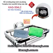 Rổ lưới xà phòng TOVASHU KAG-304L2