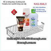 Rổ lưới xà phòng dài TOVASHU KAG-304L3