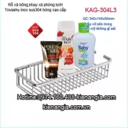 Rổ lưới xà phòng dài TOVASHU KAG-304L3
