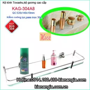 Kệ kính cường lực TOVASHU KAG-304A8