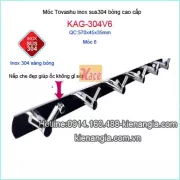 Móc 6,móc V sus304  TOVASHU KAG-304V6