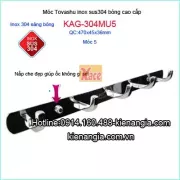 Móc áo đúc,móc 5 TOVASHU KAG-304MU5