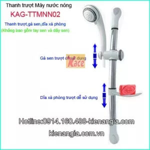 Thanh trượt vòi sen,Thanh trượt máy nước nóng KAG-TTMNN02