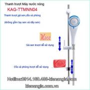 Thanh trượt vòi sen KAG TTMNN-04