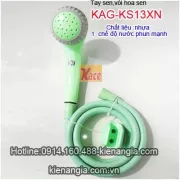 Tay sen,vòi hoa sen nhựa xanh ngọc KAG-KS13XN