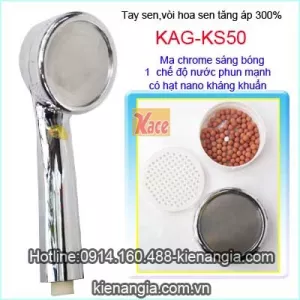 Tay sen tăng áp nano kháng khuẩn KAG-KS50