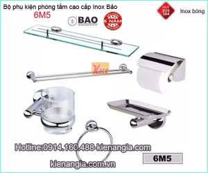 Bộ phụ kiện 6 món bền cho gia đình INOX Bảo 6M5