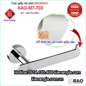 Trục  giấy vệ sinh INOX BẢO Resort KAG-M7-703