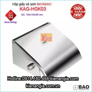 Hộp giấy vệ sinh Baoinox giá rẻ KAG-HGK03