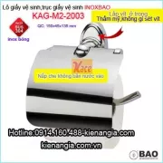 Lô giấy vệ sinh Inox Bảo căn hộ chung cư KAG-M2-2003