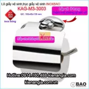 Trục giấy vệ sinh Inox Bảo sus304 KAG-M3-3003