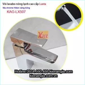 Vòi chậu lavabo nóng lạnh cao cấp Luxta KAG-LX507 BM2026