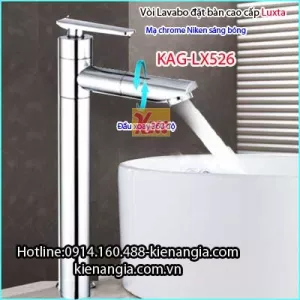 Vòi lavabo xoay 360 độ đặt bàn Luxta KAG-LX526 BM2026