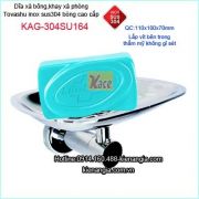 Đĩa xà phòng sus304 bóng cao cấp Tovashu  KAG-304SU164