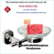 Dĩa xà phòng nhà tắm cao cấp Tovashu  KAG-304SU158