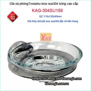 Dĩa xà phòng cao cấp phòng tắm Tovashu  KAG-304SU159