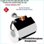 Lô giấy vệ sinh sus304 cao cấp Tovashu KAG-304SU167