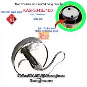 Móc đôi Tovashu inox 304 cao cấp KAG-304SU100
