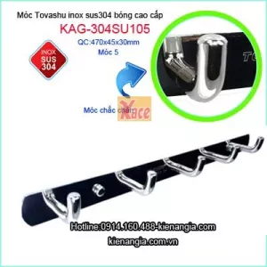Móc 5 cao cấp chắc chắn sus304 Tovashu KAG-304SU105