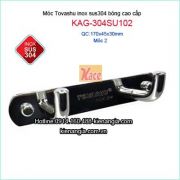 Móc cao cấp,2 móc inox 304 Tovashu KAG-304SU102