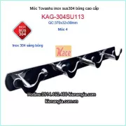 Móc 4 sus304 khách sạn cao cấp Tovashu KAG-304SU113