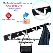 Móc 5 Tovashu cao cấp phòng ngủ inox 304 KAG-304SU111