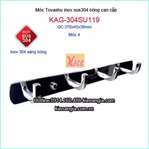 Móc phòng tắm bằng inox cao cấp Tovashu KAG-304SU119