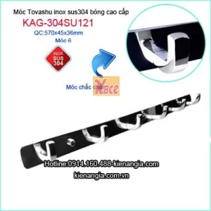 Móc nhà tắm cao cấp sus304 Tovashu KAG-304SU121
