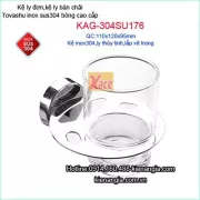 Kệ ly đơn inox sus304 Tovashu KAG-304SU176