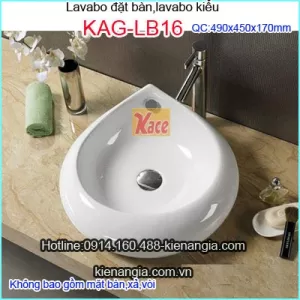 Chậu lavabo kiểu đặt bàn KAG-LB16