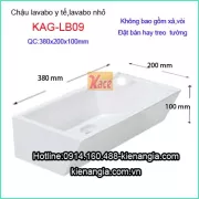 Lavabo y tế,lavabo phòng tắm nhỏ KAG-LB09