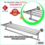 Giá treo khăn INOX BẢO KAG-BN107