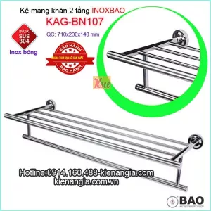 Giá treo khăn INOX BẢO KAG-BN107
