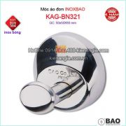 Móc áo đơn cao cấp Sus 304 inox Bảo KAG-BN-321