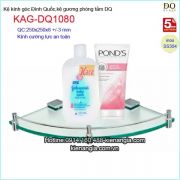 Kệ kiếng góc Đình Quốc phòng tắm nhà phố KAG-DQ1080