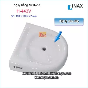 Kệ ly bằng sứ INAX H443V
