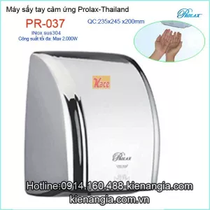 Máy sấy tay inox 304 Thailand Prolax PR037