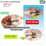 Vòi lavabo tự ngắt Wufeng WF121