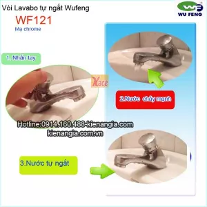 Vòi lavabo tự ngắt Wufeng WF121