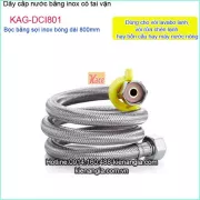 Dây cấp nước inox có tai vặn dài 80 KAG-DCI801
