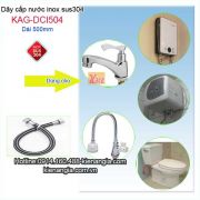 Dây cấp nước inox 304 dài 500 KAG-DCI504