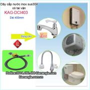 Dây cấp nước inox sus304 có tai vặn dài 40 KAG-DCI403