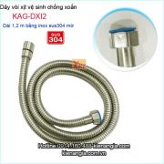 Dây vòi vệ sinh inox sus 304 KAG-DXI2