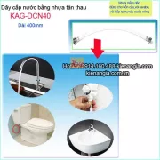 Dây cấp nước nhựa tán thau dài 40cm KAG-DCN40