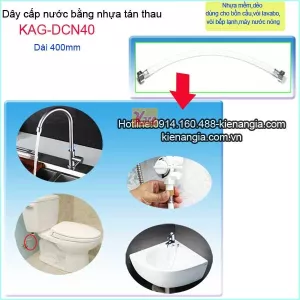 Dây cấp nước nhựa tán thau dài 40cm KAG-DCN40