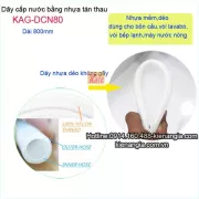 Dây cấp nước nhựa tán thau dài 80cm KAG-DCN80