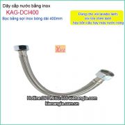 Dây cấp nước inox dài 400 KAG-DCI400